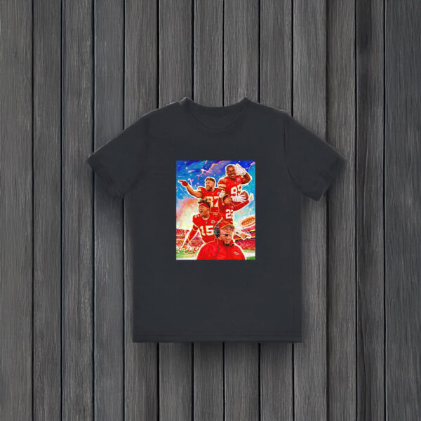 Kansas City Chiefs art ready to rock the house Sunday Game T-shirts