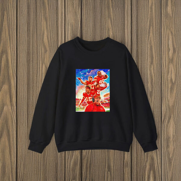 Kansas City Chiefs art ready to rock the house Sunday Game T-shirts