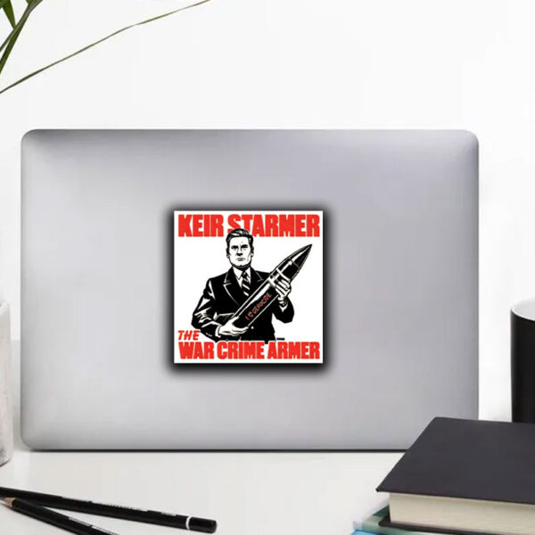 Krime Keir Starmer The War Crime Armer Sticker ,Car Magnet