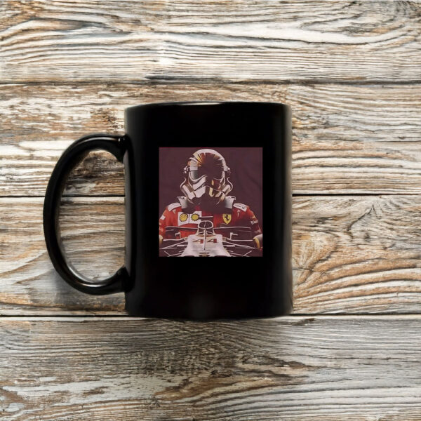 Lewis Hamilton With Stormtrooper Helmet Mug Coffee