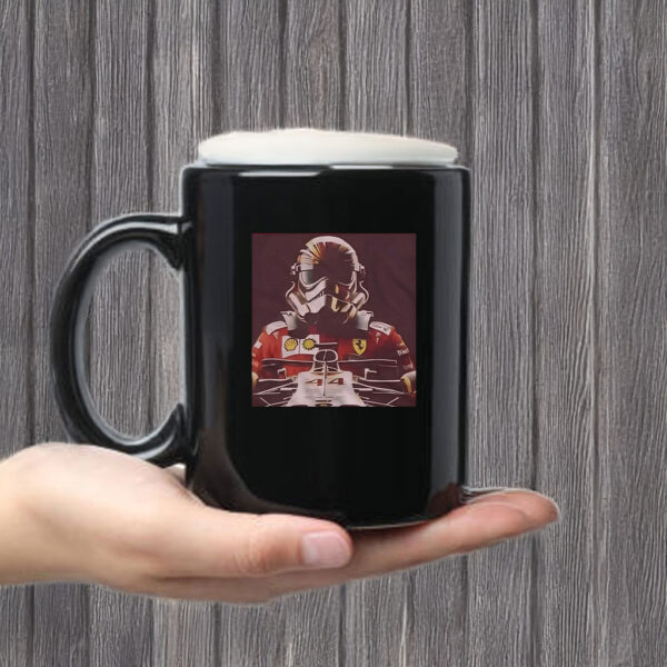 Lewis Hamilton With Stormtrooper Helmet Mug Coffee