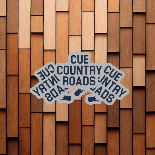 Lindzee Cue Country Roads Sticker