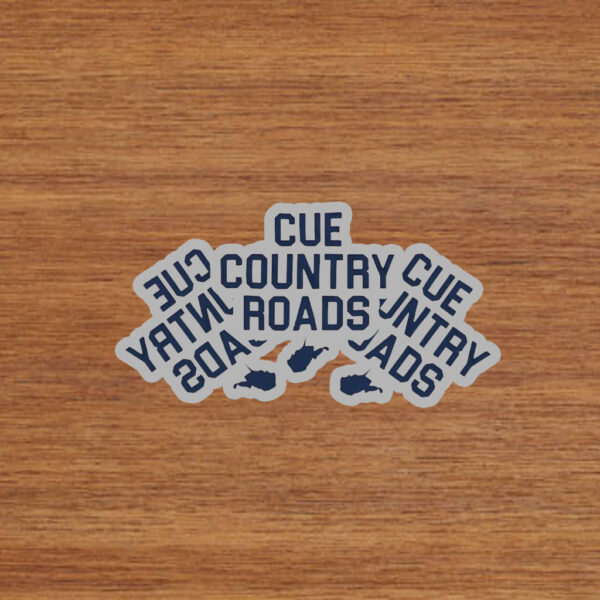 Lindzee Cue Country Roads Sticker