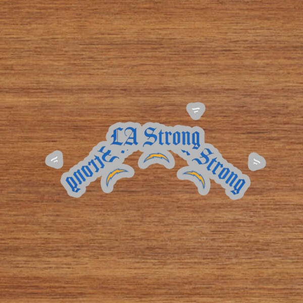 Los Angeles Chargers LA Strong Sticker