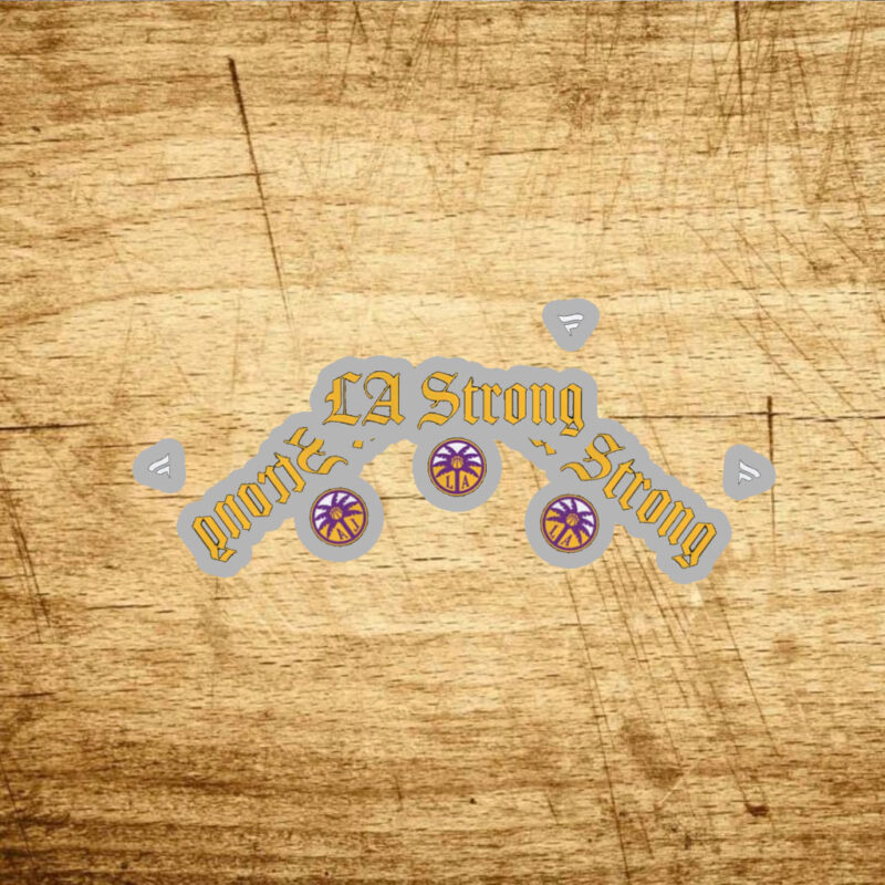 Los Angeles Sparks LA Strong Sticker 11 Los Angeles Sparks LA Strong Sticker