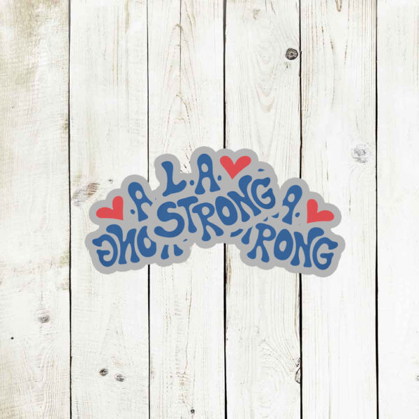 Love Los Angeles Strong Sticker