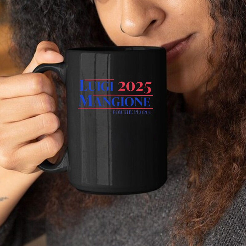 Luigi Mangione 2025 For The People Mug Coffee