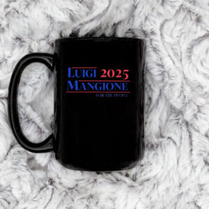 Luigi Mangione 2025 For The People Mug Coffee