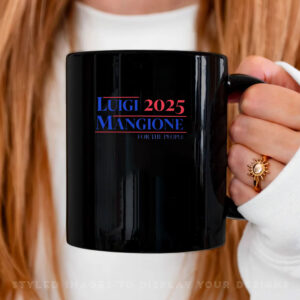 Luigi Mangione 2025 For The People Mug Coffee