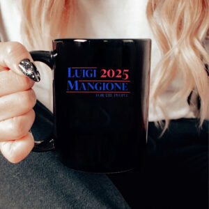 Luigi Mangione 2025 For The People Mug Coffee