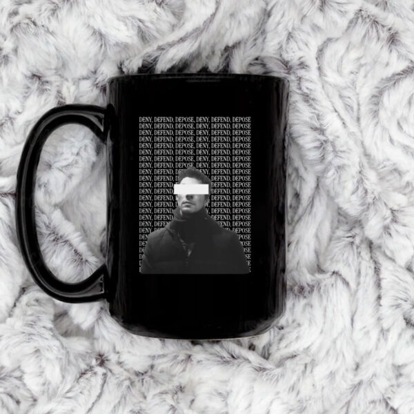 Luigi Mangione Deny-Depose- Defend Graphic Mug Coffee