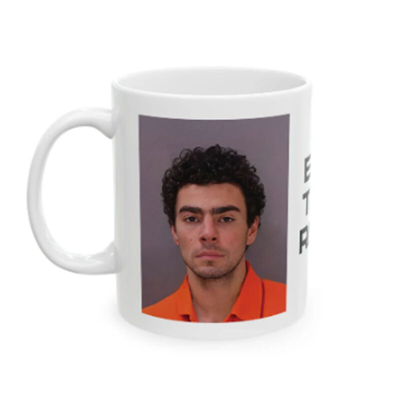 Luigi Mangione Eat The Rich Mug Coffee