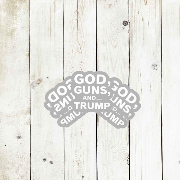 Maga Voice God Guns And Trump Stickers