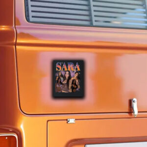 Mike Majlak Wearing Sara Maughan Sticker ,Car Magnet