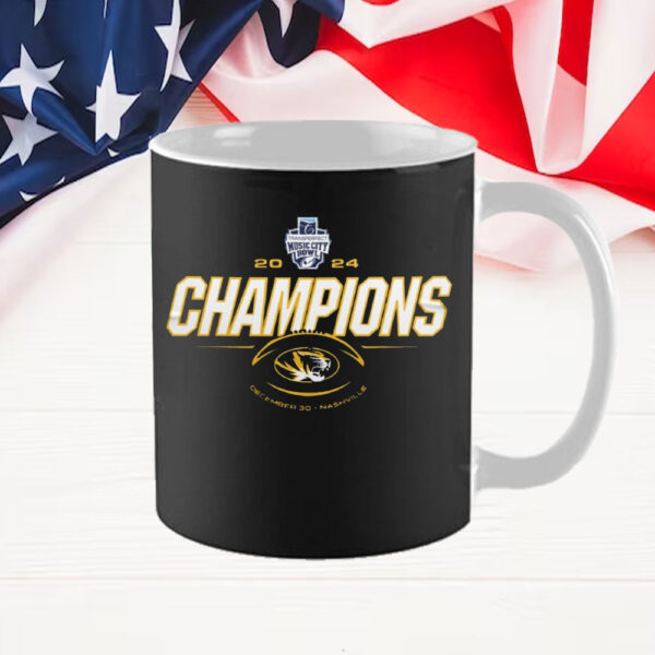 Missouri Tigers Football Are The 2024 Transperfect Music City Bowl Champs Mug