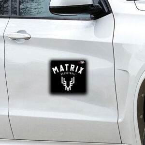 NS Matrix White Sticker ,Car Magnet