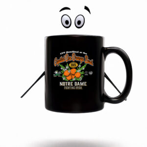 Notre Dame Fighting Irish CFP Orange Bowl 2024-25 Navy Mug Coffee