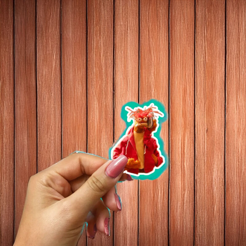 Pepe The King Prawn Meme, Funny Sticker