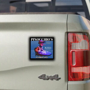 Pinocchio's Parody Movie Sticker ,Car Magnet