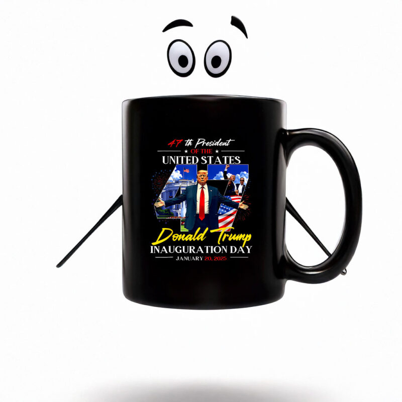 President Donald Trump Inauguration Day 2025 47Th Usa Flag Mug Coffee