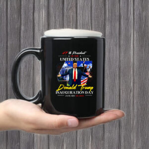 President Donald Trump Inauguration Day 2025 47Th Usa Flag Mug Coffee