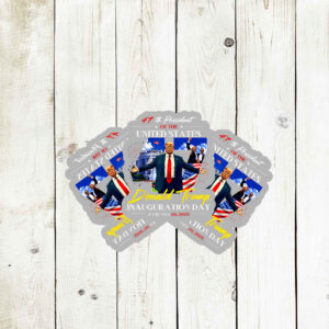 President Donald Trump Inauguration Day 2025 47Th Usa Flag Stickers