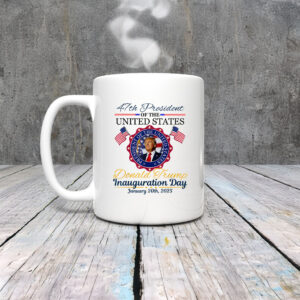 President Donald Trump Inauguration Day 2025 Memorabilia Mug Coffee