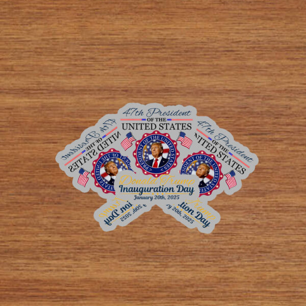 President Donald Trump Inauguration Day 2025 Memorabilia Stickers