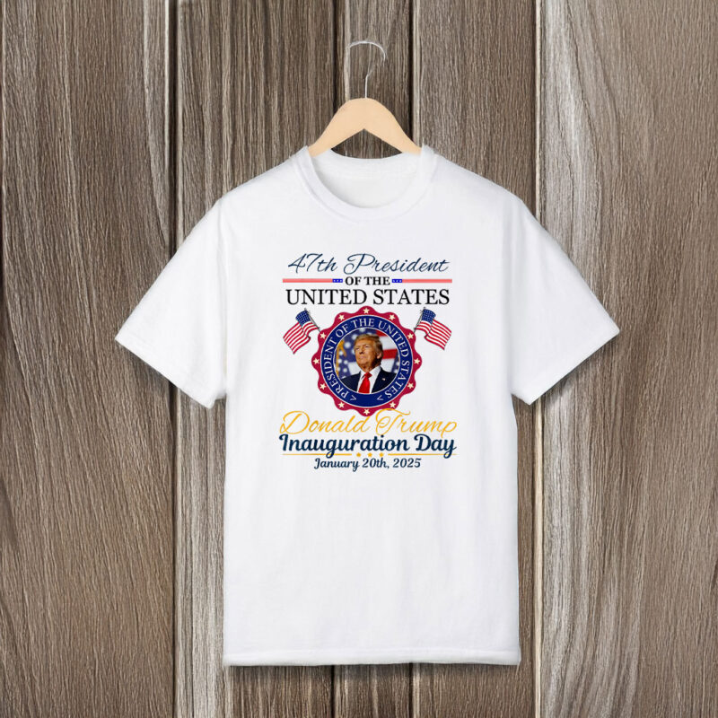 President Donald Trump Inauguration Day 2025 Memorabilia T-Shirts