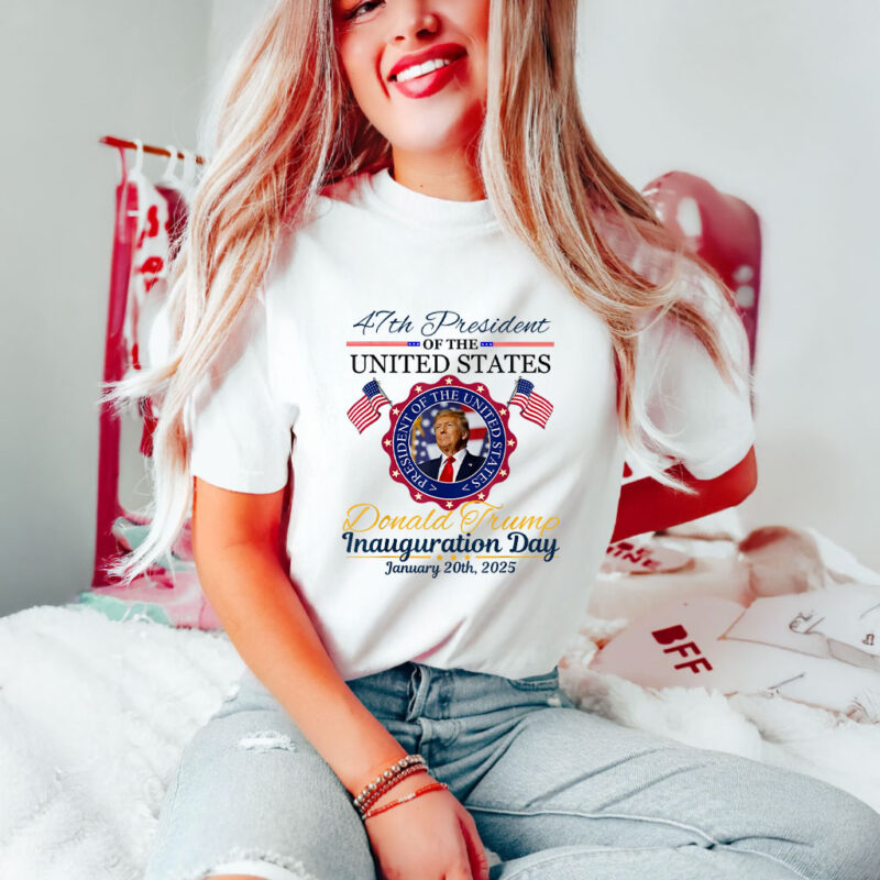 President Donald Trump Inauguration Day 2025 Memorabilia T-Shirts