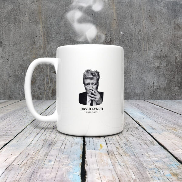 RIP David Lynch 1946-2025 Mug Coffee