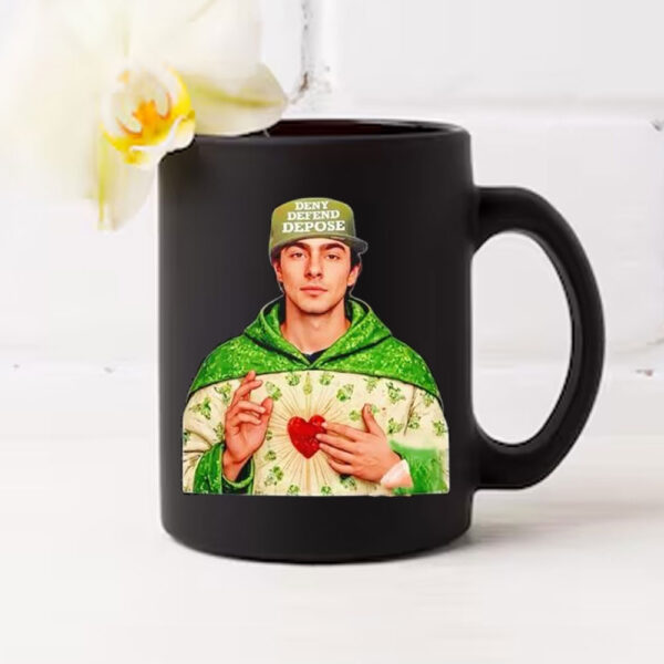 Saint Luigi Wearing Deny Defend Depose Cap Mug