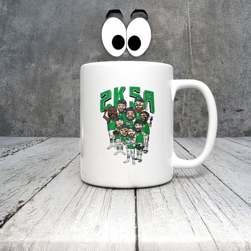 Saquon Barkley 2 KSA Philadelphia Eagles football cartoon Mug Coffee