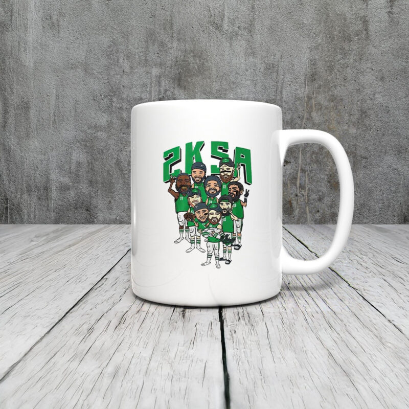 Saquon Barkley 2 KSA Philadelphia Eagles football cartoon Mug Coffee