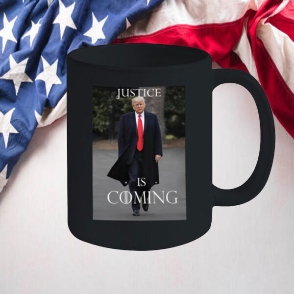 Sidney Powell Trump Justice Is Coming Mug