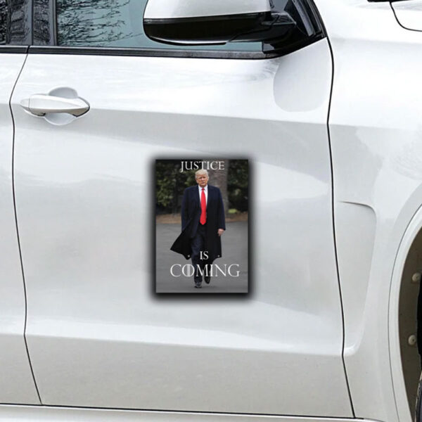 Sidney Powell Trump Justice Is Coming Sticker ,Car Magnet