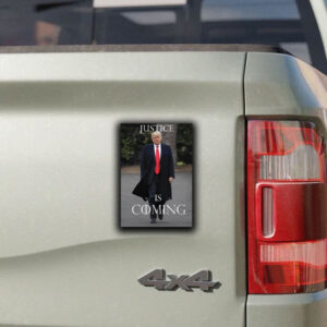 Sidney Powell Trump Justice Is Coming Sticker ,Car Magnet