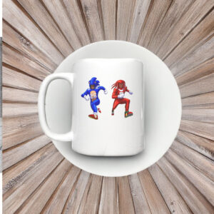 Sonic and Knuckles Detroit Lions Mug Coffee