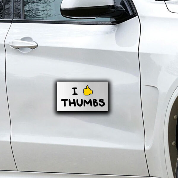 Swordscomic I Thumbs Thumbs Sticker ,Car Magnet