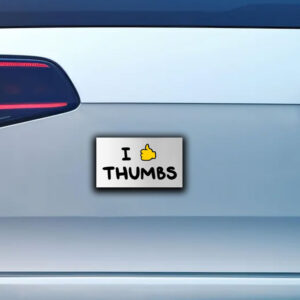 Swordscomic I Thumbs Thumbs Sticker ,Car Magnet