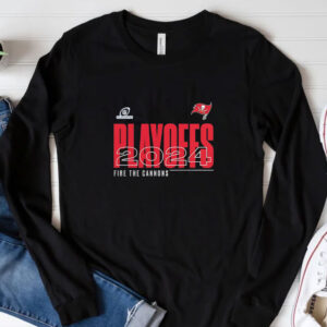 Tampa Bay Buccaneers 2024 NFL Playoffs Fire the cannons T-shirts