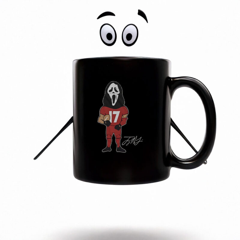 Terry McLaurin Scary Terry Mask Mug Coffee