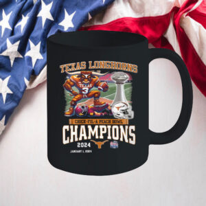 Texas Chick-Fil-A Peach Bowl Champions 2024 January 1 2025 Mug