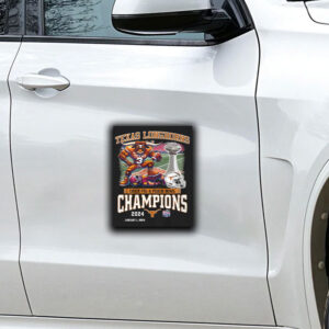 Texas Chick-Fil-A Peach Bowl Champions 2024 January 1 2025 Sticker ,Car Magnet