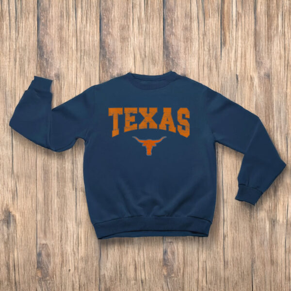 Texas Shirt Women Men Kids State Of Texas Orange Text T-Shirts