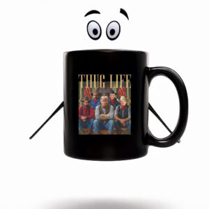 Thug Life Trump Vance Kennedy Elon Mug Coffee