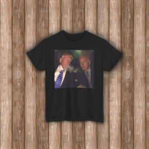 Trump And Biden Smoking Together T-Shirt