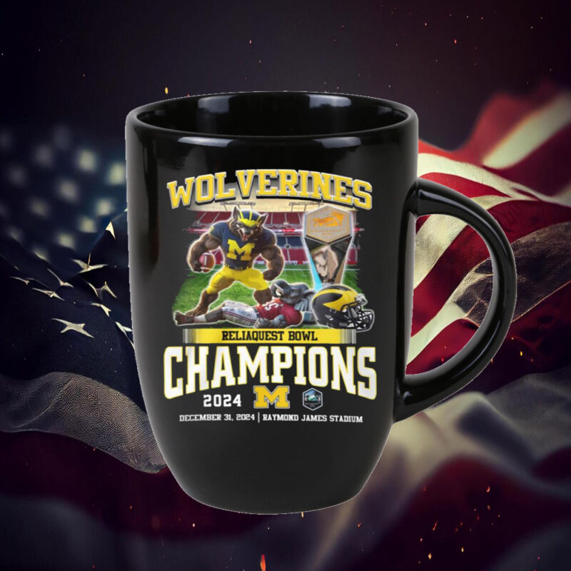 Wolverines Reliaquest Bowl Champions Mug