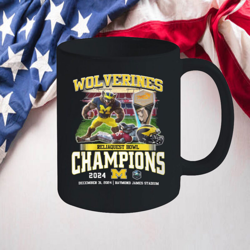 Wolverines Reliaquest Bowl Champions Mug