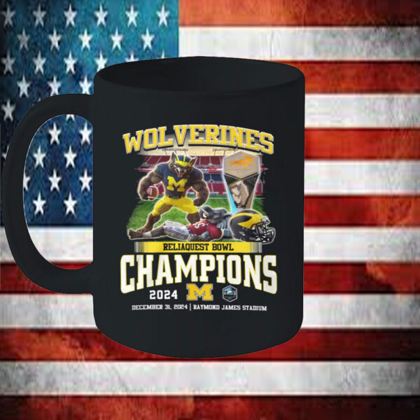 Wolverines Reliaquest Bowl Champions Mug